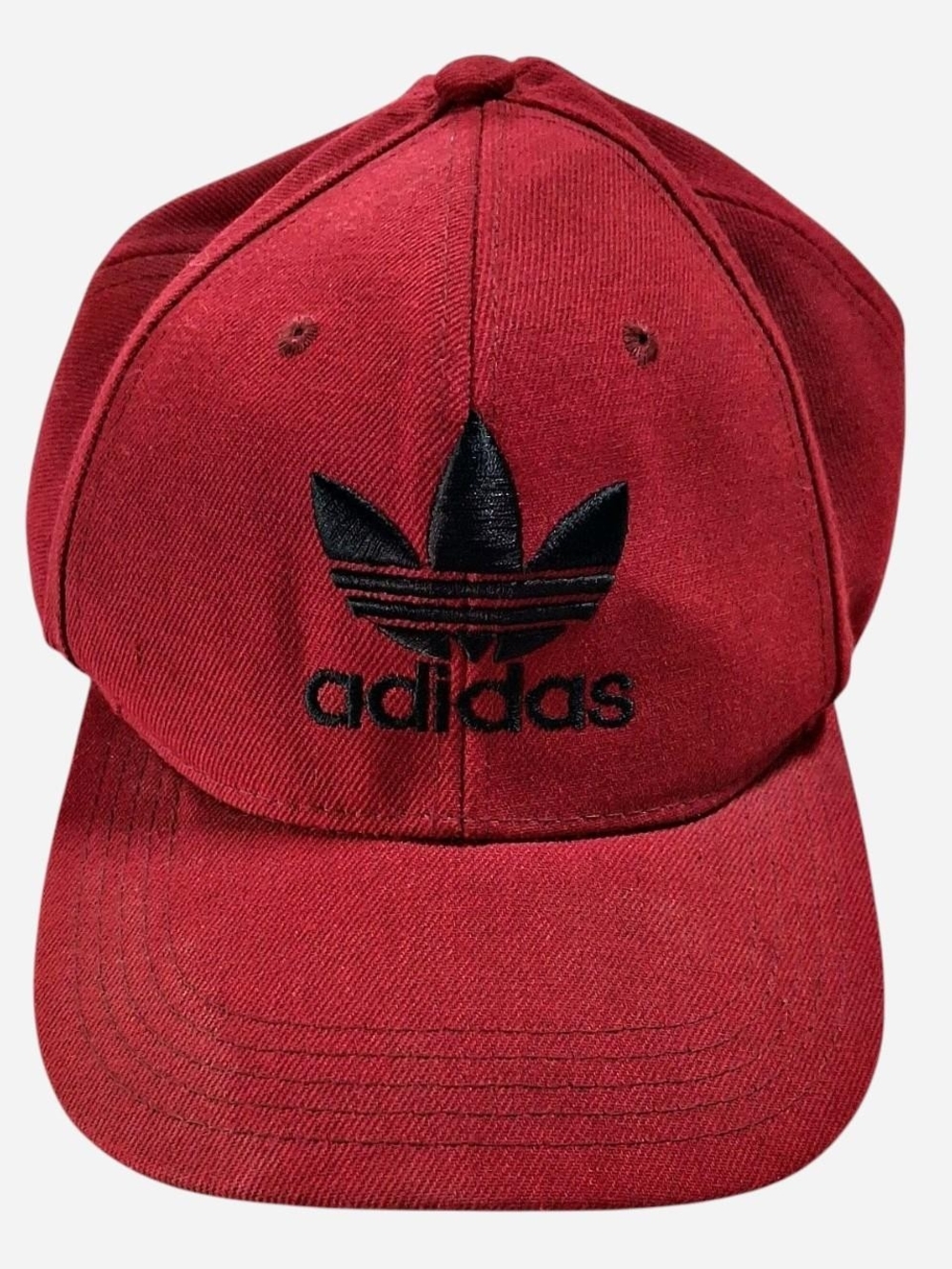 adidas Men’s Red Trefoil Baseball Cap